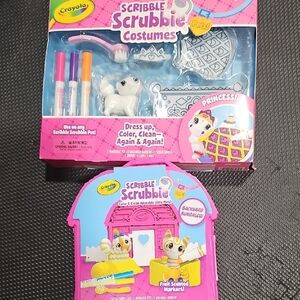 Crayola Scribble Scrubbie Pets Costume Kit with Pink and Blue